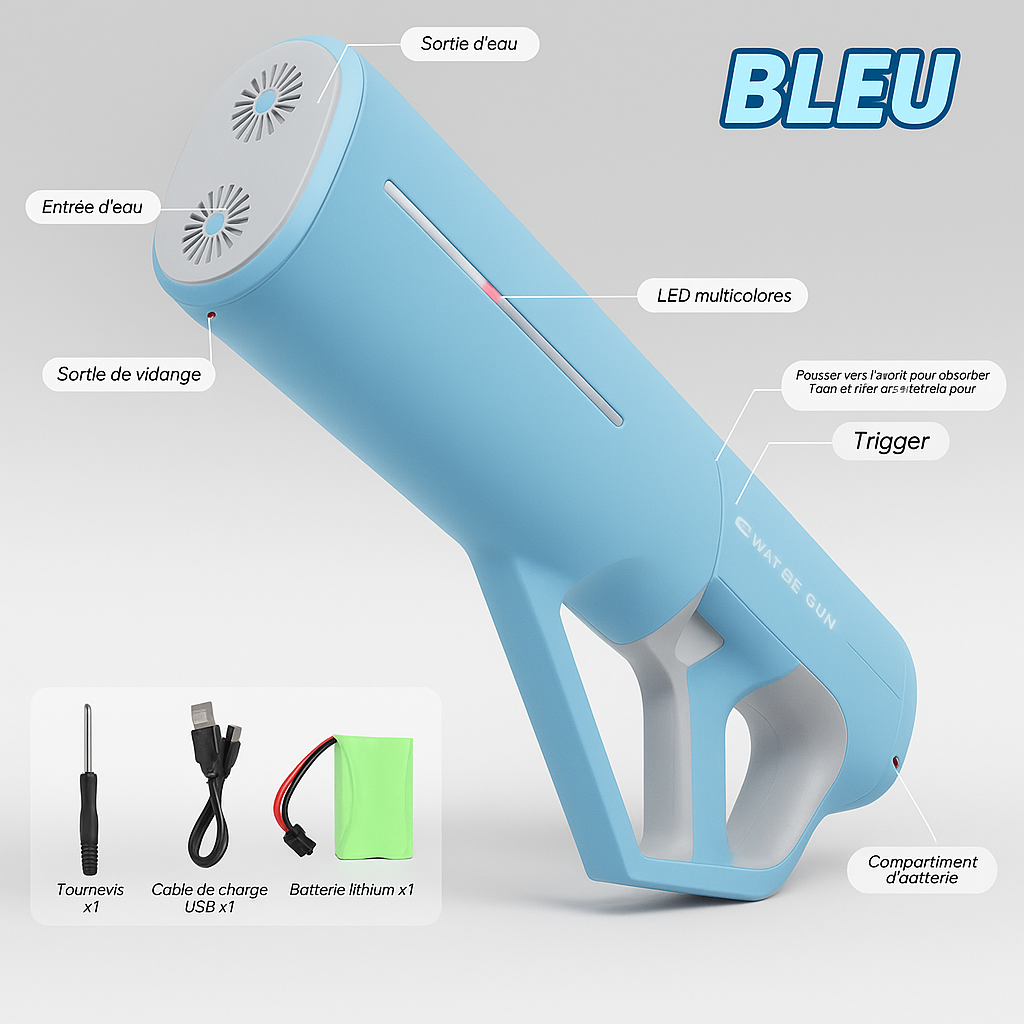 Blaster K2 - Fusil a eau Haute puissance