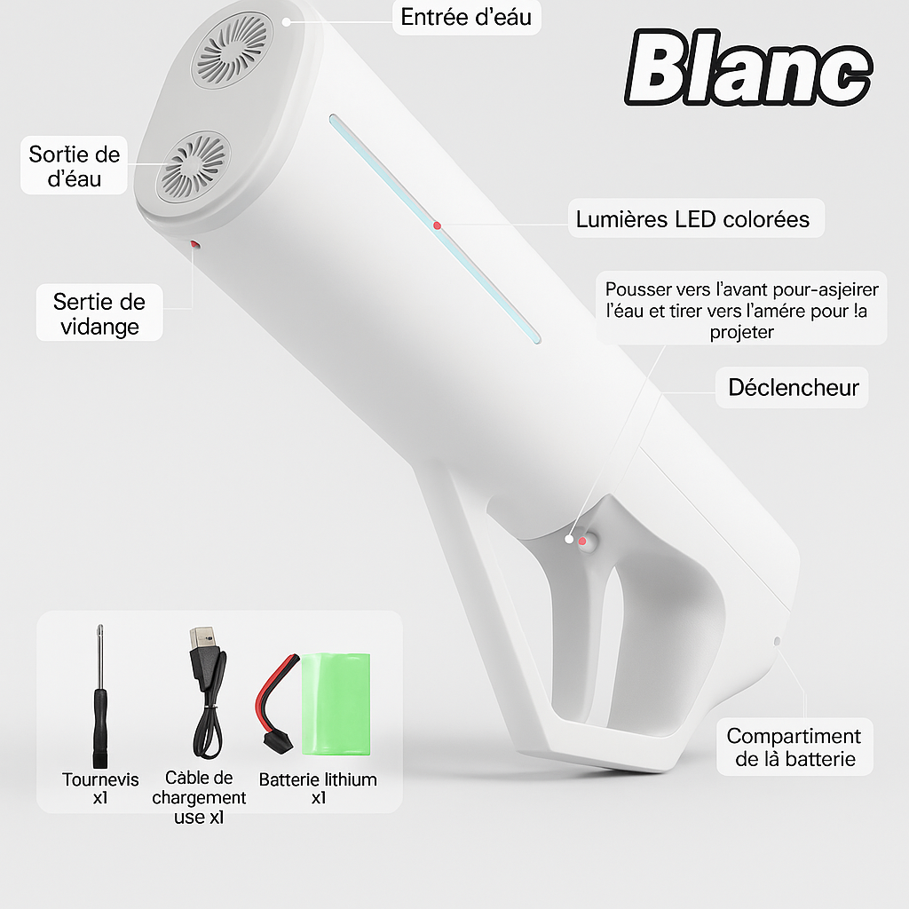 Blaster K2 - Fusil a eau Haute puissance